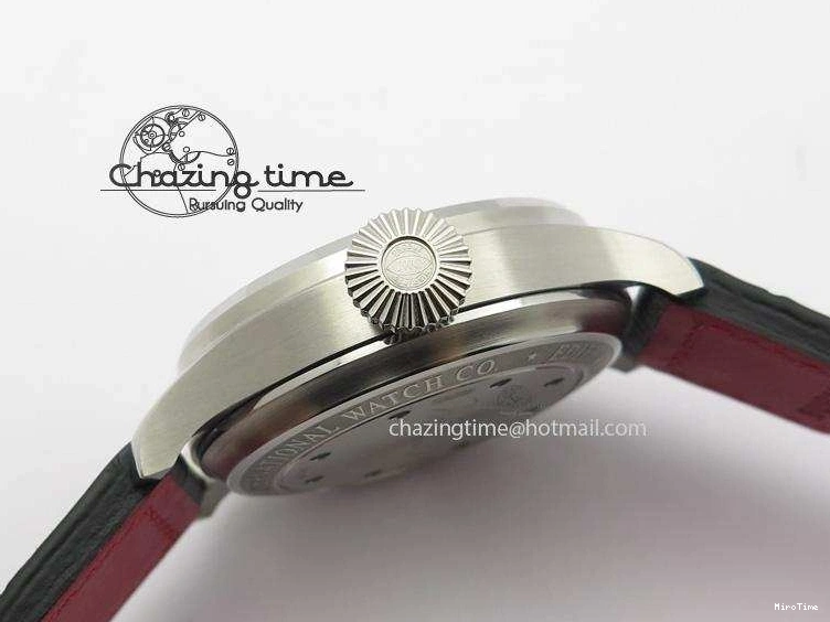 MIROTIME 0509 RelaxedFit Big Pilot Real PR IW500435 “Muhammad Ali” ZF Best Edition On Black Leather Strap A 7295